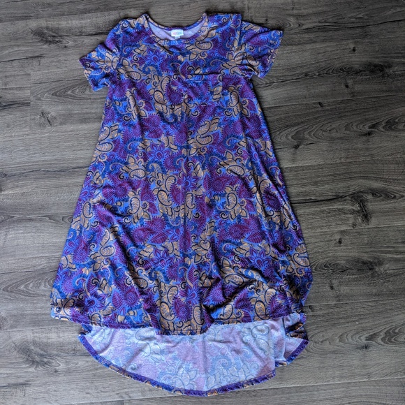 LuLaRoe Dresses & Skirts - LuLaRoe Carly blue paisley